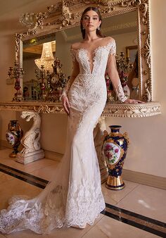 Andrea & Leo Couture A1022 Fit-and-Flare Wedding Dress