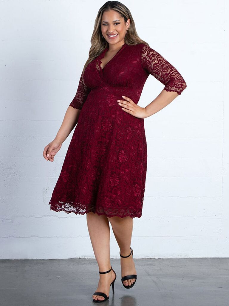 winter plus size formal dresses