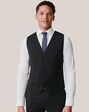 Birdy Grey Suits Josh Suit Vest in Black Black Tuxedo - thumbnail - 1