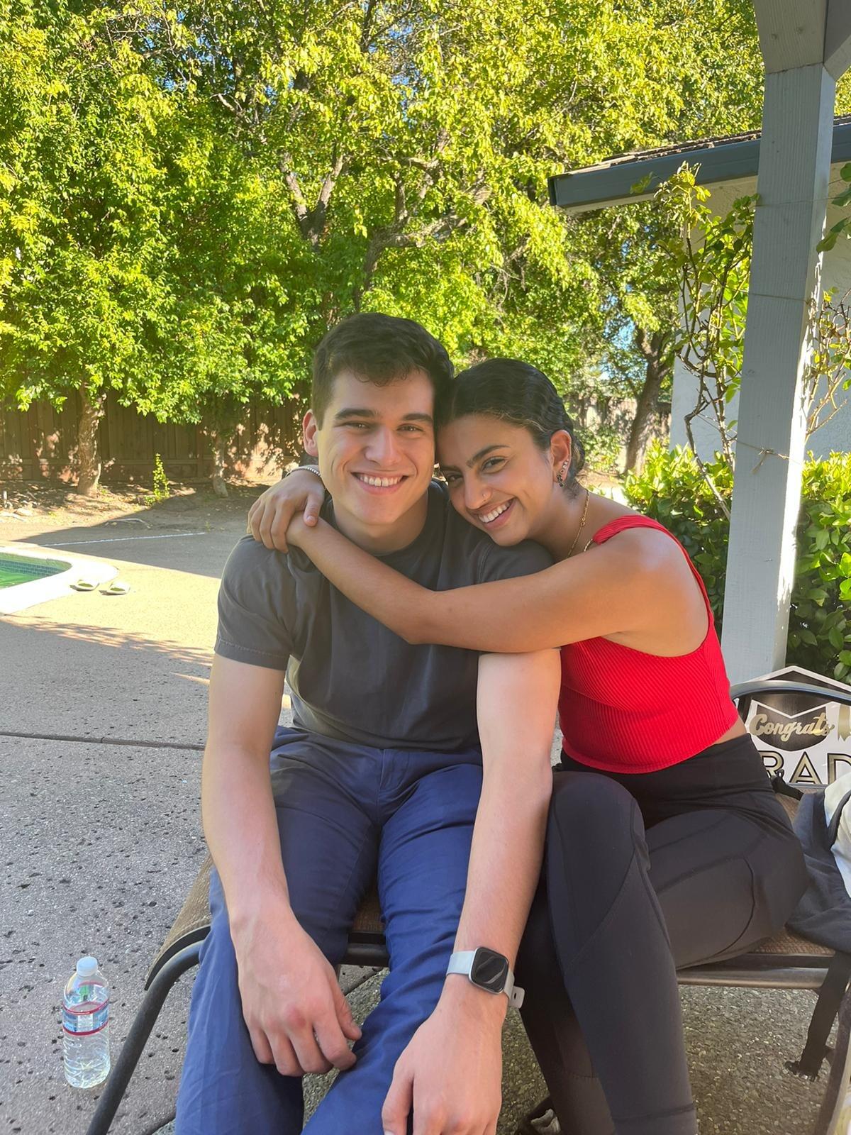 Lucas was finishing his gap year and preparing to start law school in San Francisco, while Nadia moved back home to take a gap year before grad school.