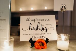 Custom Wedding Hashtag