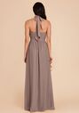 Birdy Grey Joyce Chiffon Dress in Toffee Halter Bridesmaid Dress - thumbnail - 5