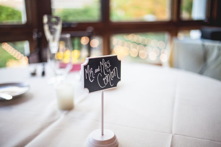 Miniature Chalkboard Escort Cards