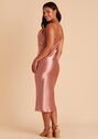 Birdy Grey Lisa Midi Dress in Satin Desert Rose Bridesmaid Dress - thumbnail - 6