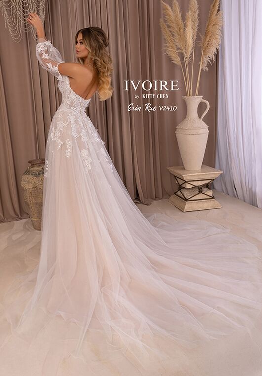 IVOIRE by KITTY CHEN ERIN RUE, V2410 A-Line Wedding Dress - 4