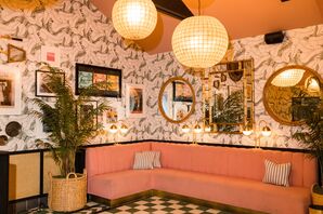 Corner at the Famous The Pink Cabana Restaurant at The Sands Hotel