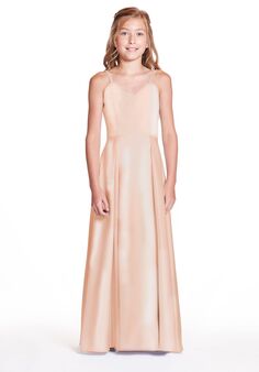 Bari Jay Flower Girls 2061-JR Champagne Flower Girl Dress and Ring Bearer Outfit