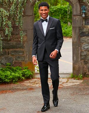 BLACKTIE VERMONT Black Wedding Tuxedo Black Tuxedo