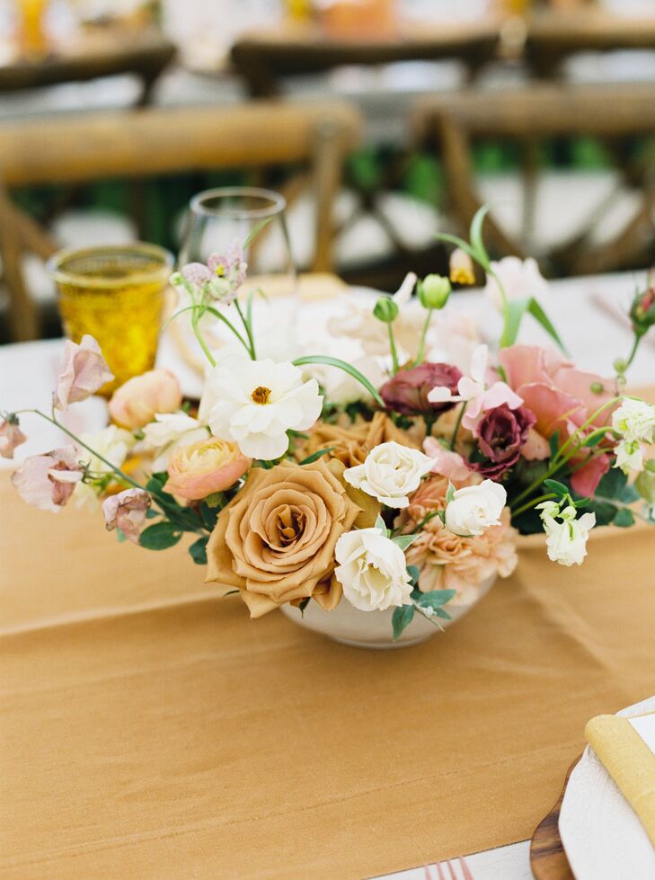 Wedding Reception Centerpieces at Greengate Ranch & Vineyard in San Luis Obispo, California