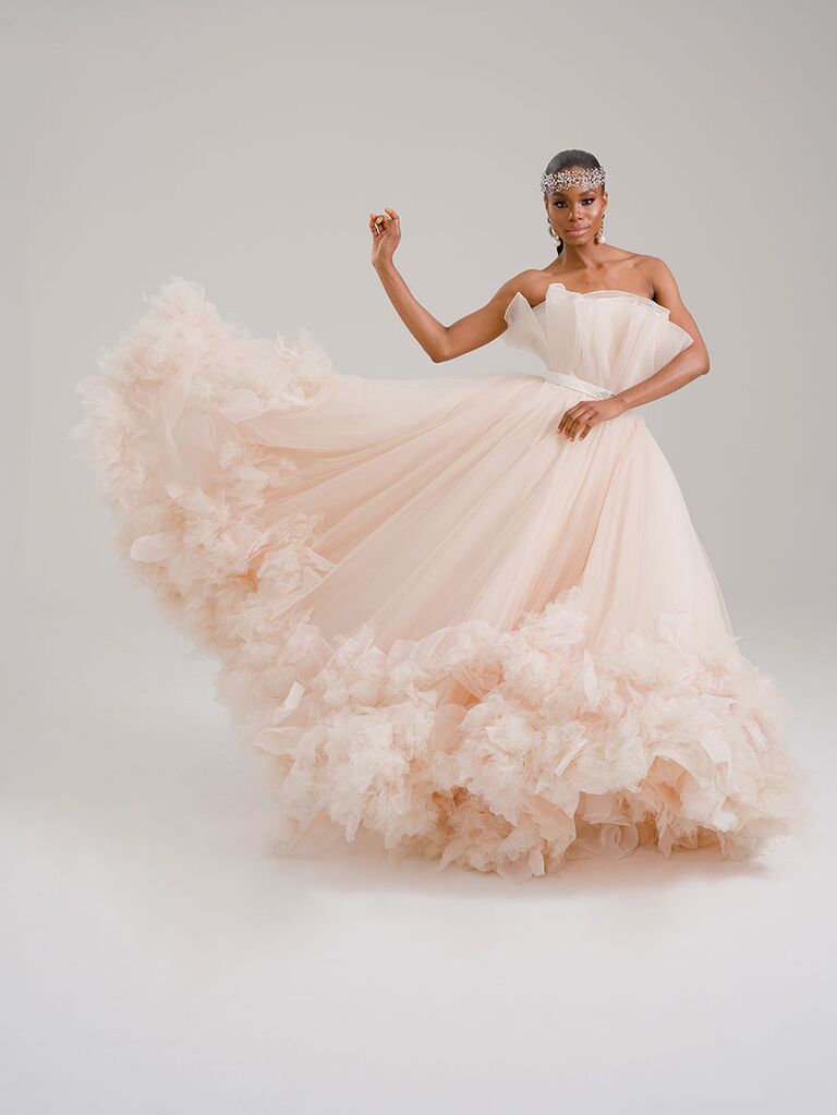 Designer Creates Illusion Wedding Gowns for Black Women