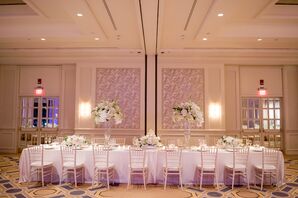 Elegant Ivory Four Seasons Hotel Reception