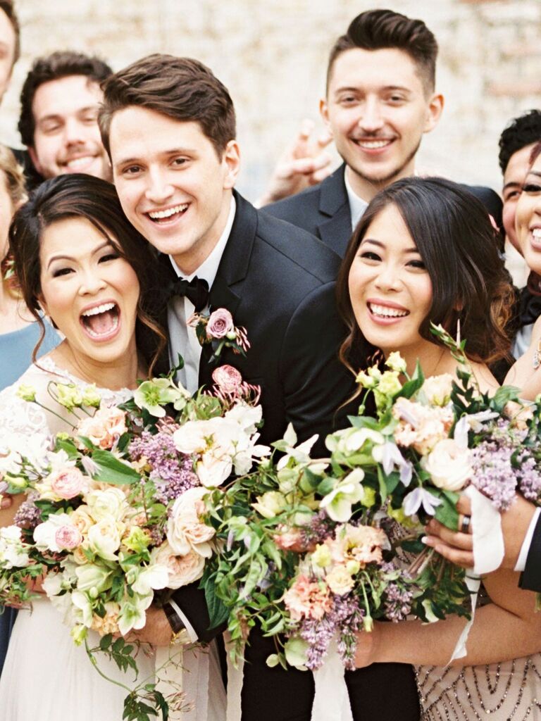 Bridesmaid updos loose bun