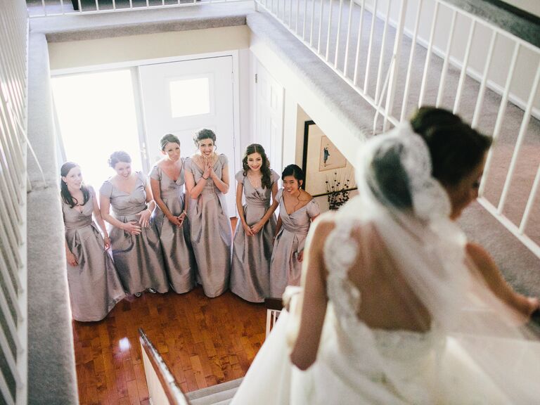 Bridesmaids first look