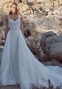 Calla Blanche 126125 Cristela Sheath Wedding Dress - thumbnail - 5