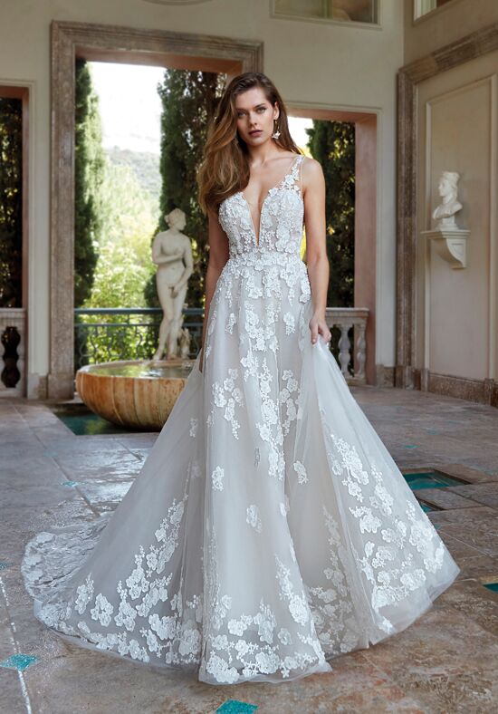 Demetrios 1214 A-Line Wedding Dress - 1