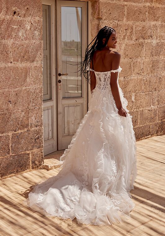 Lillian West 66401 A-Line Wedding Dress - 4