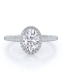 With Clarity Elegant Oval Cut Engagement Ring