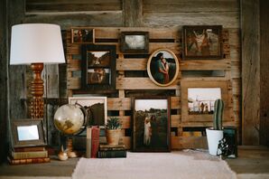 DIY Framed Photo Display