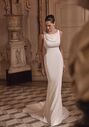 Justin Alexander Leonie Fit-and-Flare Wedding Dress - thumbnail - 1