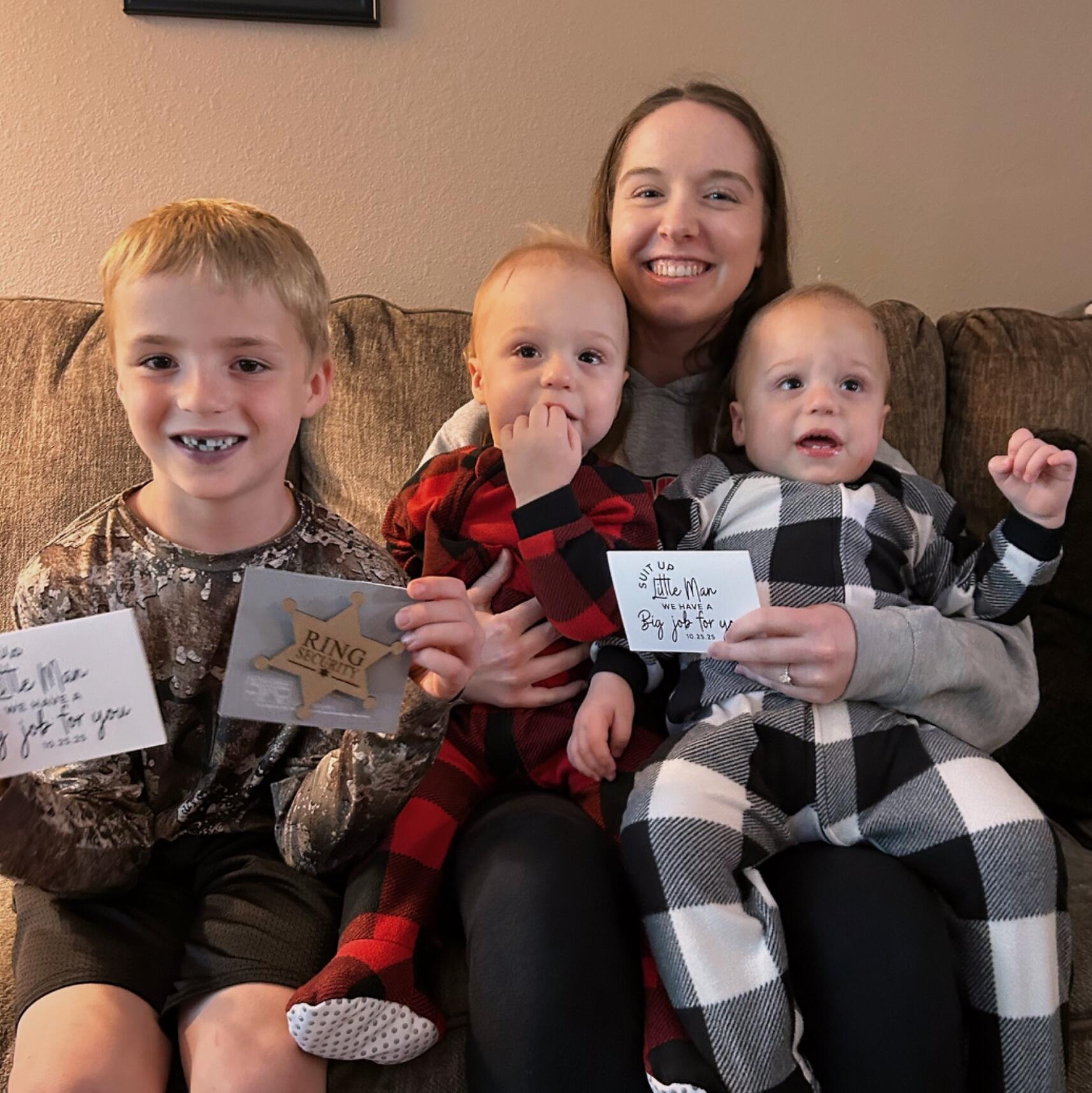 Wyatt Sypnieski, Lloyd Sypnieski, and Remi Sypnieski