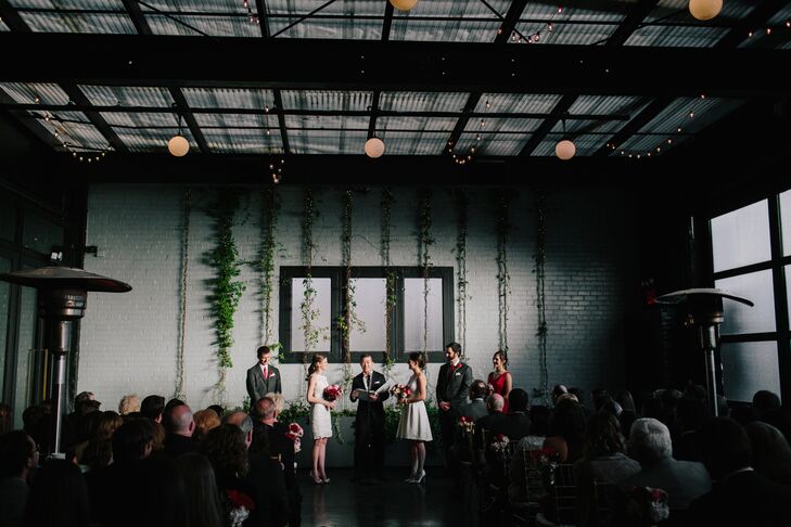 "Brooklyn was where we met, shared a few dates and first exchanged 'I love you's,' " Allison says of choosing 501 Union for both their ceremony and reception. "It felt like the appropriate backdrop for our wedding since it was where our relationship started."
