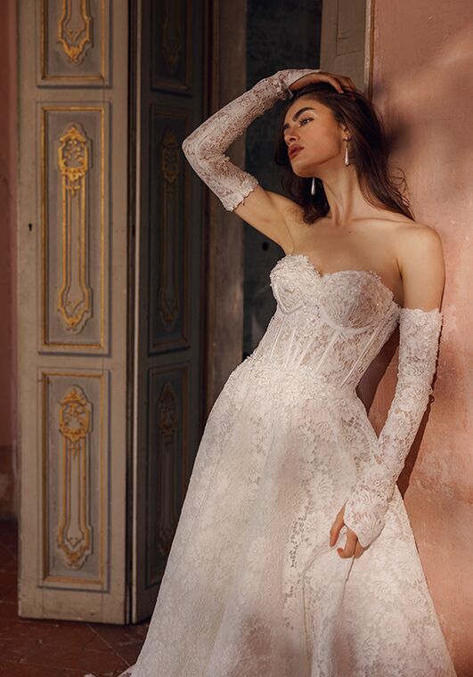 Endless Love collection by Ricca Sposa Giulia 24-001(2) A-Line Wedding Dress - 6