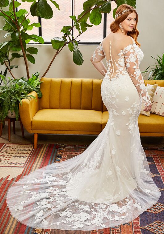 Beloved by Casablanca Bridal BL320 Lorelei Mermaid Wedding Dress - 6