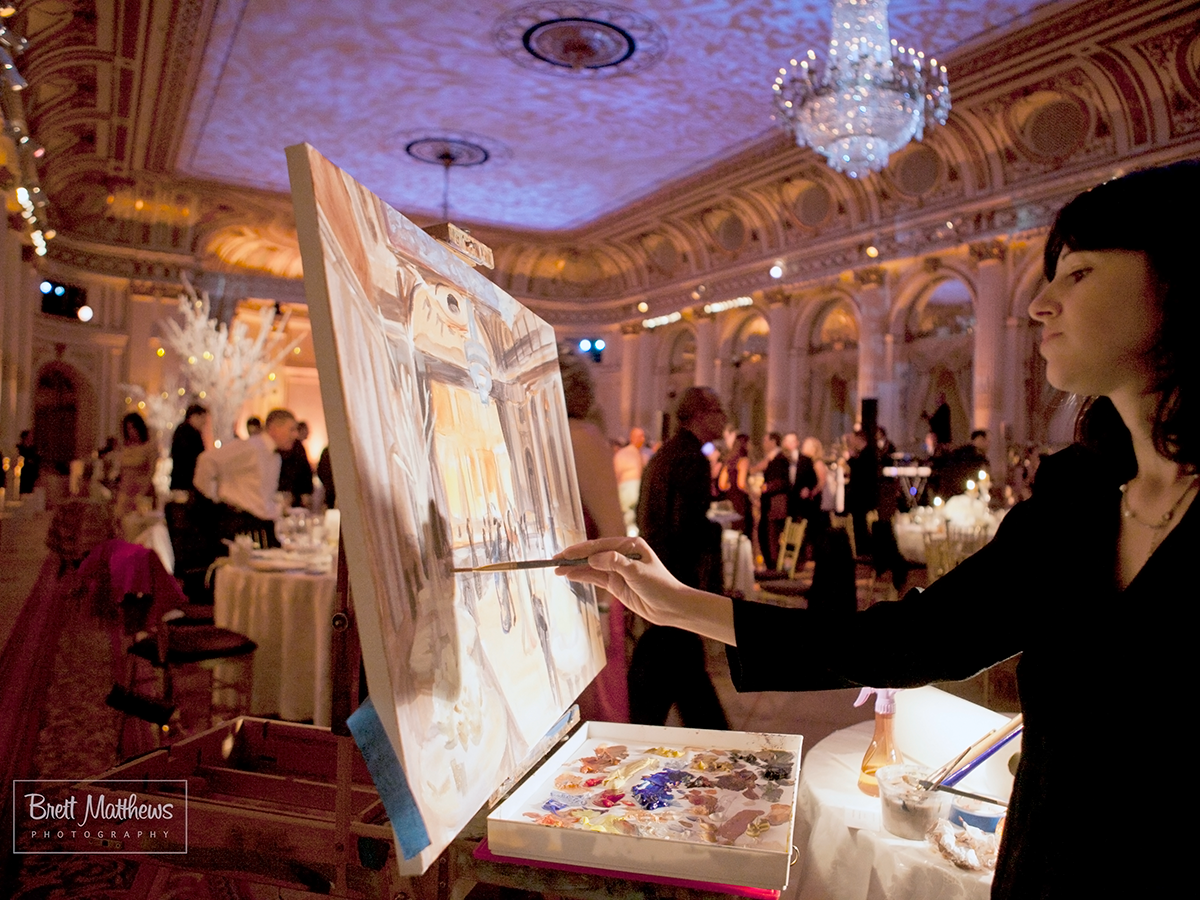 Live Painting Is the New Wedding Reception Trend You