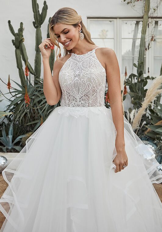 Beloved by Casablanca Bridal BL342-1 Billie Ball Gown Wedding Dress - 4