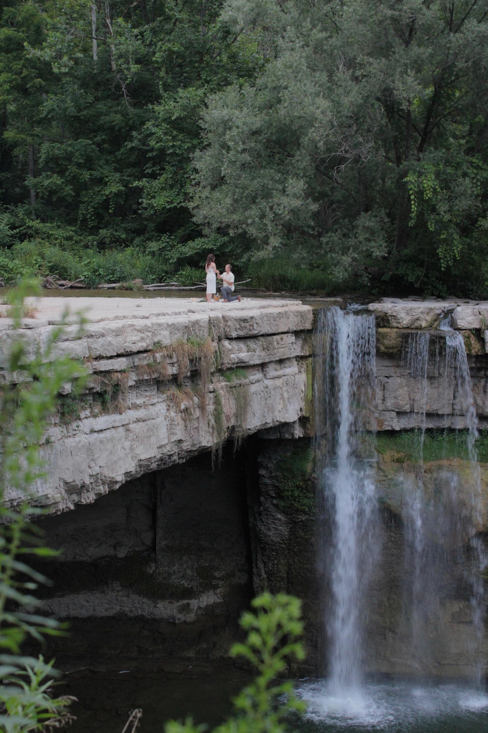 I was wondering why there was a guy standing on the waterfall... I guess Peter had a reason to work so much ;)