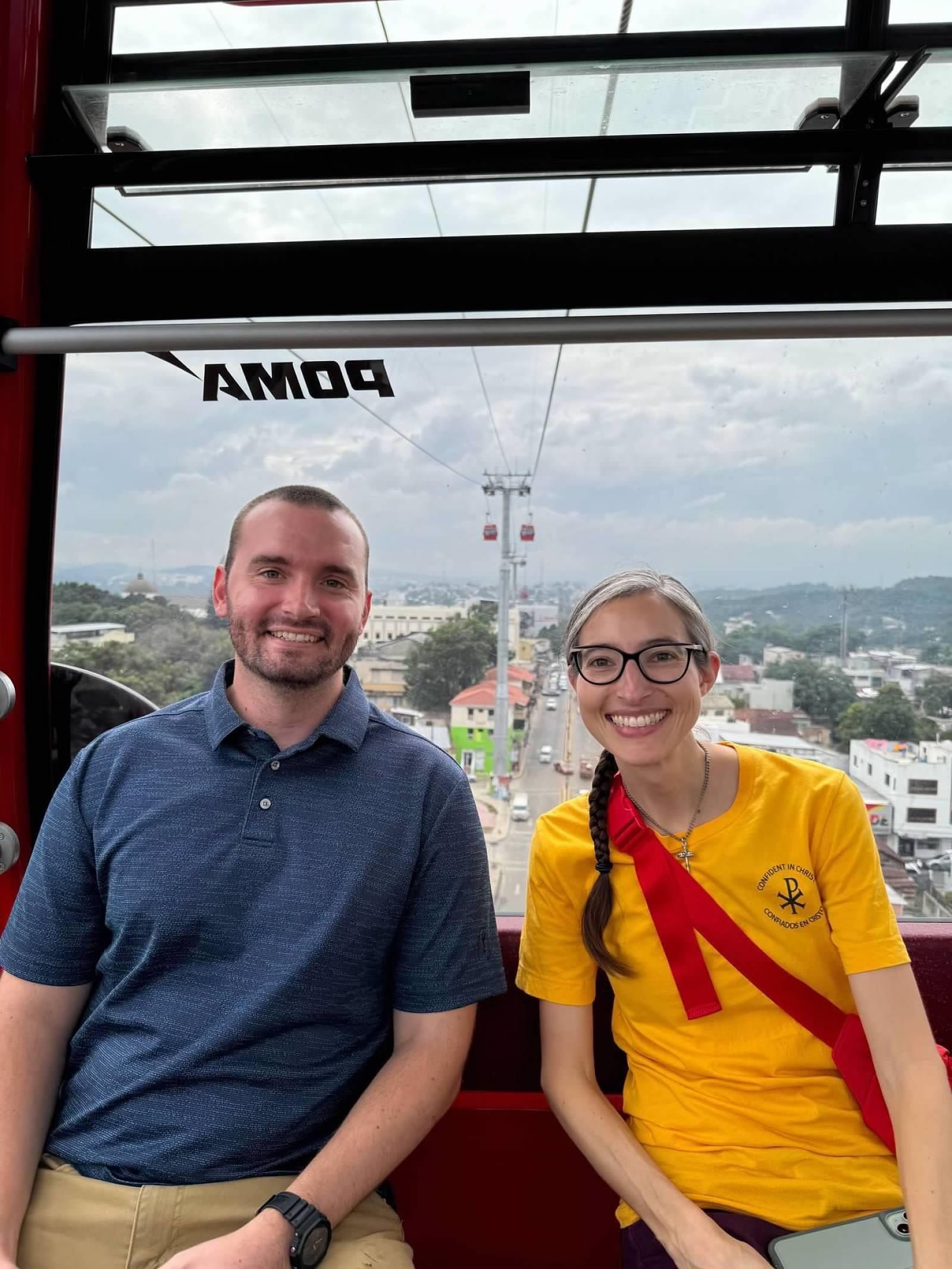 Our first solo photo together - foreshadowing? 