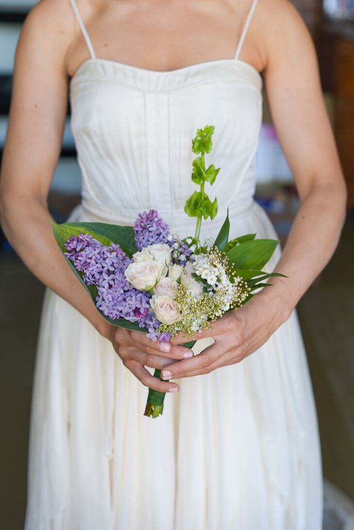 DIY Lilac Bridal Bouquet