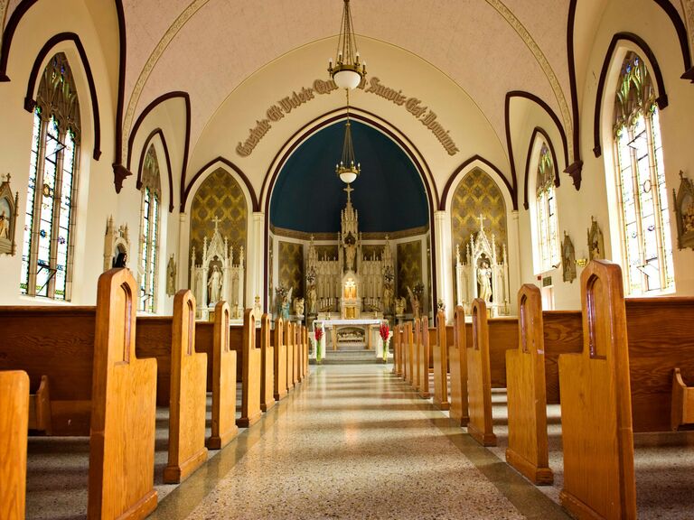 Church wedding venue in Seattle, Washington.