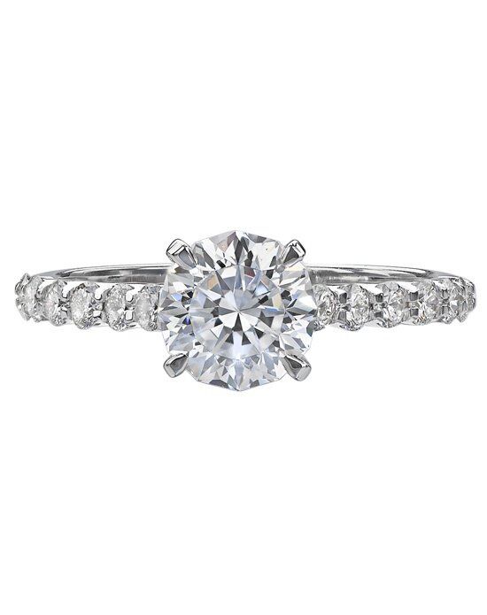 Christopher Designs Round Cut Engagement Ring - 1