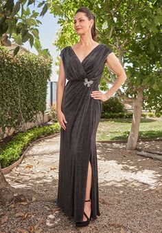 Jade Couture Mother of the Bride by Jasmine K258005 Silver Mother Of The Bride Dress