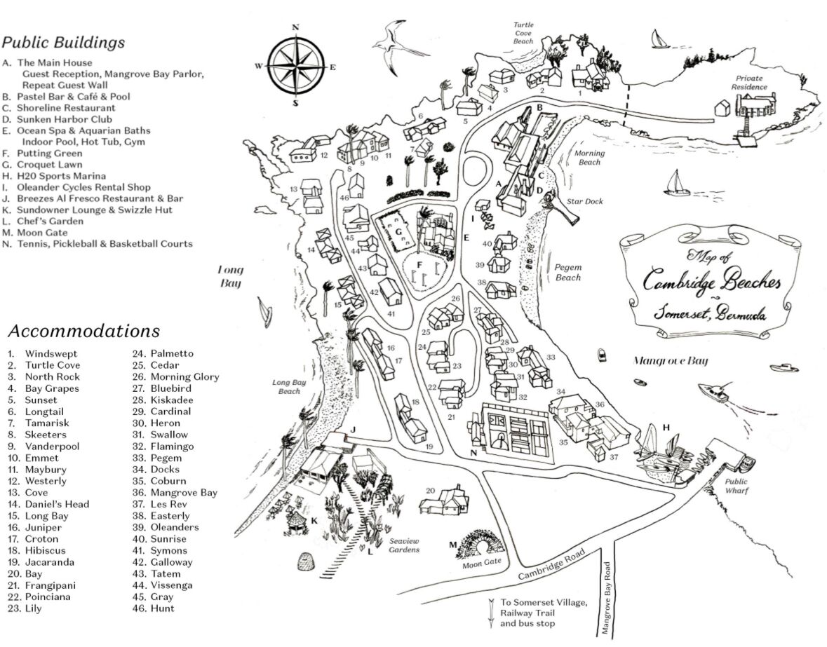 Picture of Cambridge Beaches Resort Map