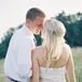 Loose Curl and Side Braid Wedding Hairstyle
