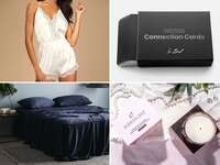 Collage of sexy bridal shower gift ideas
