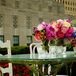 Bright Pink Roses and Peonies Centerpieces