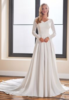 Modest by Mon Cheri TR22175 A-Line Wedding Dress