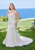 Casablanca Bridal 2410 Myra Sheath Wedding Dress - thumbnail - 5