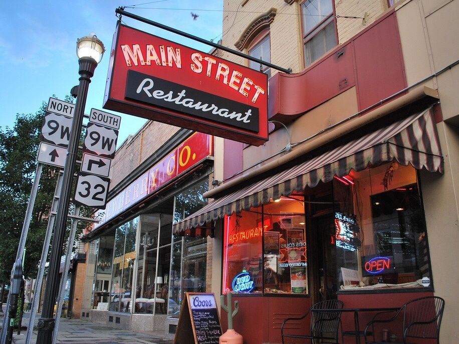 Picture of Dinner the night before @ Main Street