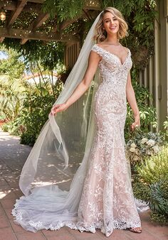 Jasmine Couture T242018 Fit-and-Flare Wedding Dress