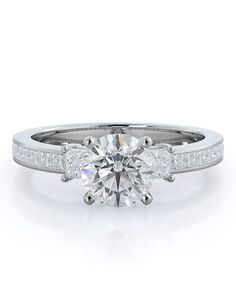 With Clarity Elegant Princess, Asscher, Cushion, Emerald, Radiant, Round, Oval Cut Engagement Ring