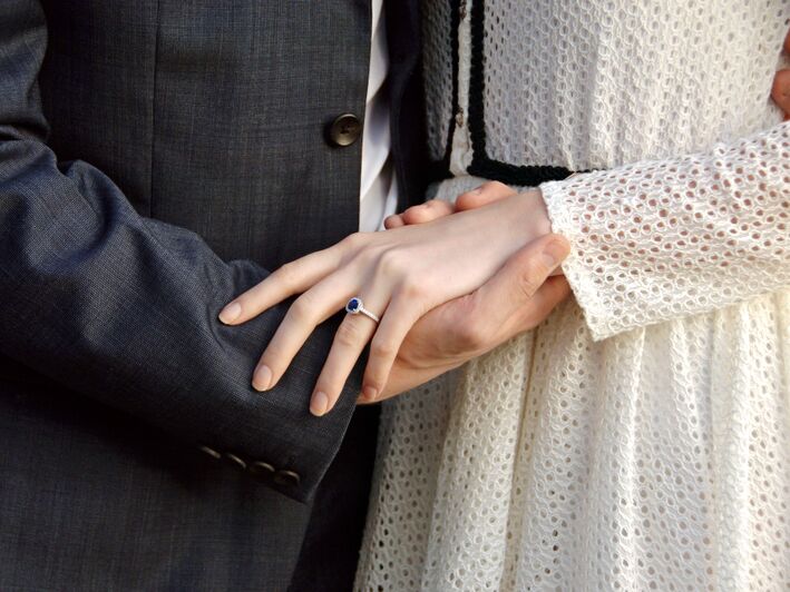 Alyssa Campanella and fiance Torrance Coomb celebrate their recent engagement 