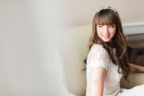 Quartz Crystal Crown Headpiece by Elemental Child