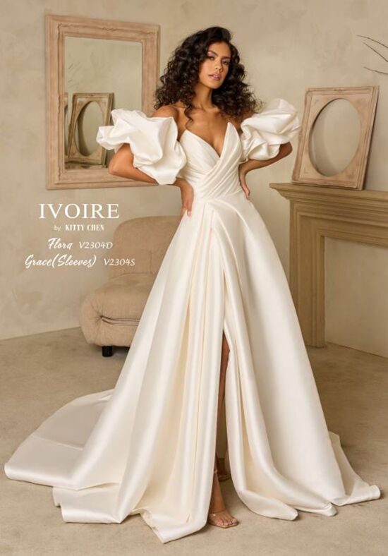 IVOIRE by KITTY CHEN FLORA GRACE, V2304 A-Line Wedding Dress - 1