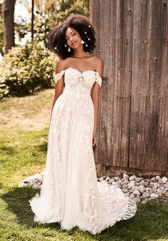 Lillian West 66184 A-Line Wedding Dress