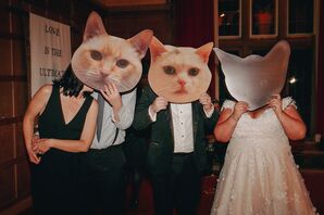 Cat Cutouts for Reception at The Beverly Mansion in Marengo, Ohio