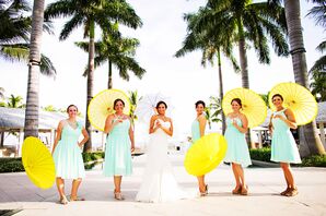 Mint Etsy Knee-Length Summer Bridesmaid Dresses